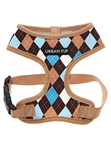Brown & Blue Argyle Harness - Our Brown & Blue checked Argyle Harness is a traditional Scottish design which represents the Clan Campbell of Argyll in western Scotland. It is stylish, classy and never goes out of fashion. Used for kilts and plaids, and for the patterned socks worn by Scottish Highlanders since at least the 17th...