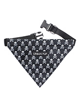Skulls & Crossbones Bandana - Our Skulls & Crossbones Bandana is one for all the bad boys and girls out there. Just attach your lead to the D ring and this stylish Bandana can also be used as a collar. It is lightweight and incredibly strong. You can be sure that this stylish and practical Bandana will be admired from both near...
