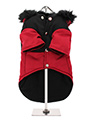 Red on Black Two Tone Parka
