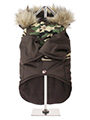 Two-Tone Camouflage Quilted Parka 