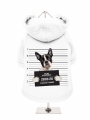 ''Police Mugshot - Boston Terrier'' Dog Sweatshirt