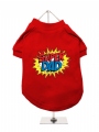 ''Fathers Day: Comic Superdad'' Dog T-Shirt