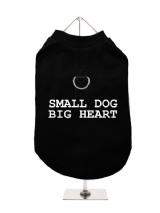 SMALL DOG | BIG HEART - Harness-Lined Dog T-Shirt