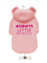 MOMMY'S | LITTLE | PRINCESS - Fleece-Lined Dog Hoodie / Sweatshirt